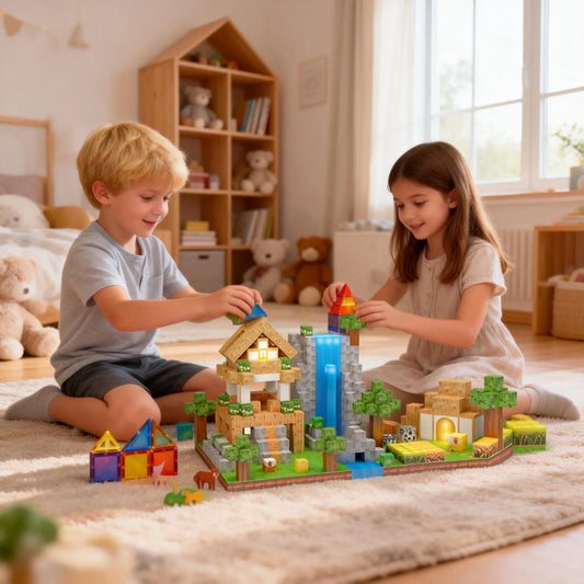 Montessori Magnetic Blocks:Animals and Farm montessori