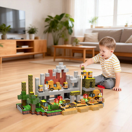 Montessori Magnetic Blocks:City Manager montessori