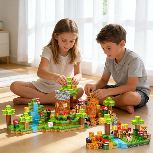 Montessori Magnetic Blocks:Adventure World montessori
