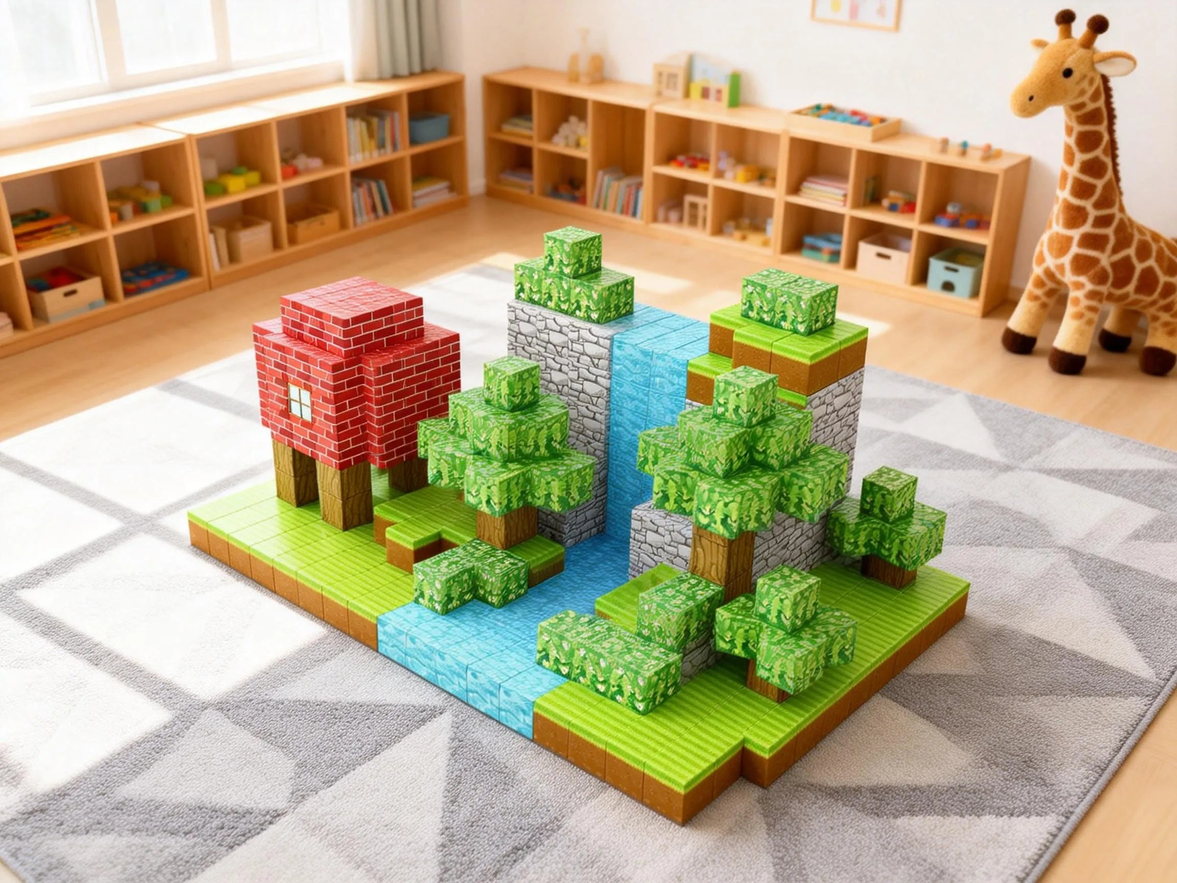 Montessori Magnetic Blocks: Forest Set montessori