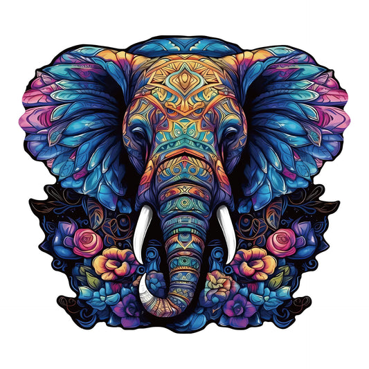 Elephant Wooden Puzzle & Money Bank | Montessori Educational Gift montessori