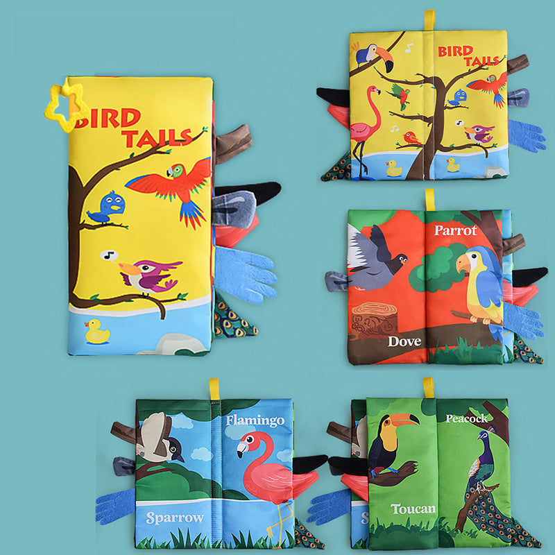 Montessori Sensory Book : Animal Tails montessori