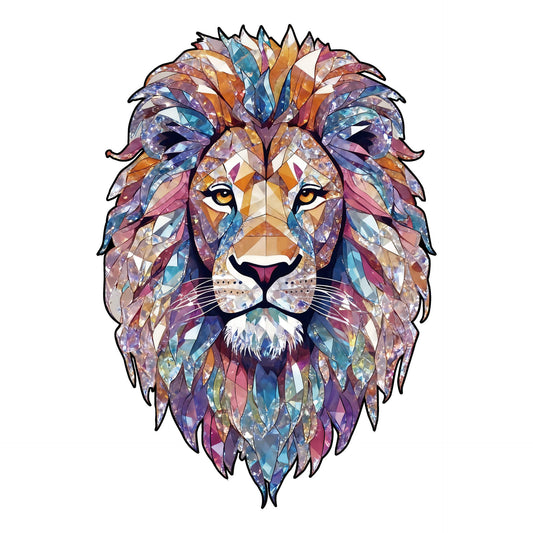 Wooden Lion Puzzle & Piggy Bank | Montessori Educational Gift montessori