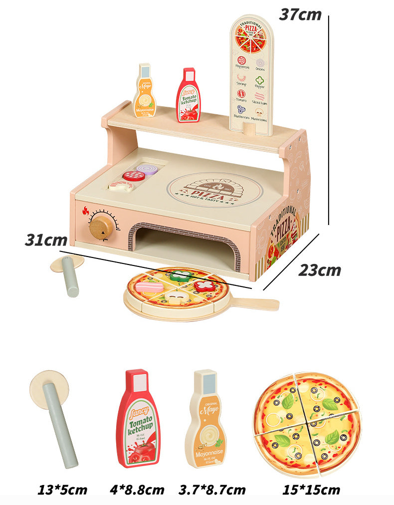Montessori Kitchen：Simulation Pizza Shop montessori
