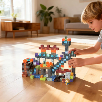 Montessori Magnetic Blocks:Sword and Sorcery montessori