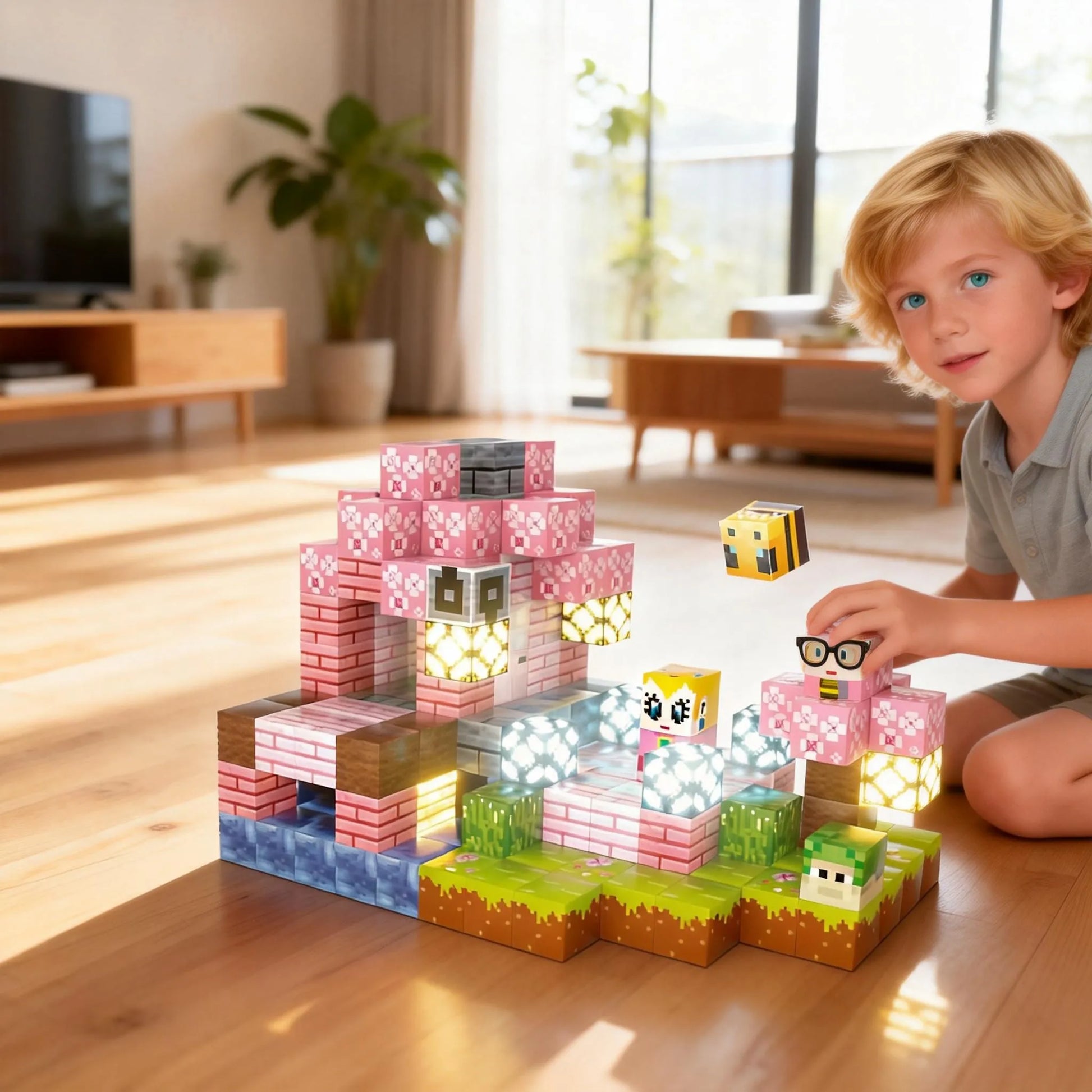 Montessori Magnetic Blocks:Sakura Princess montessori