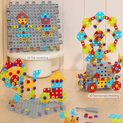 DIY-Bausteine – STEM-Spielzeug für Vorschul-Lernaktivitäten Montessori