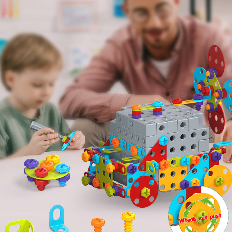DIY Bausteine – STEM-Spielzeug für Vorschul-Lernaktivitäten Montessori