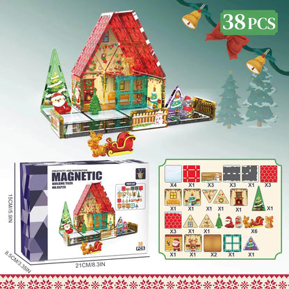 166-teiliges magnetisches Bausteinset für Kinder – gestalte dein eigenes Ritterabenteuer-Königreich mit Schwertern, Monstern und Schätzen