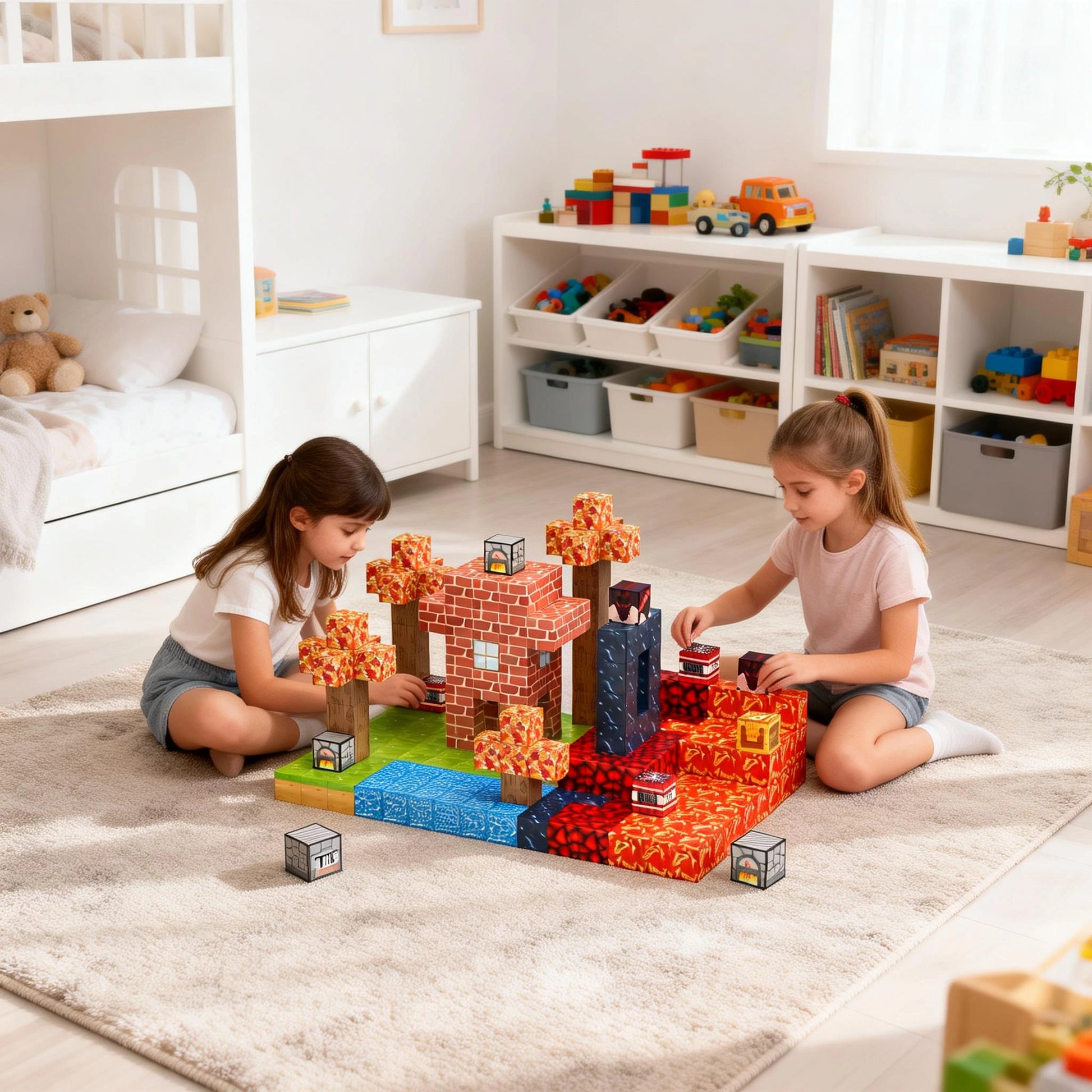 Montessori Magnetic Blocks: Maple Forest Adventure montessori