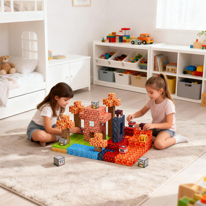 Montessori Magnetic Blocks: Maple Forest Adventure montessori