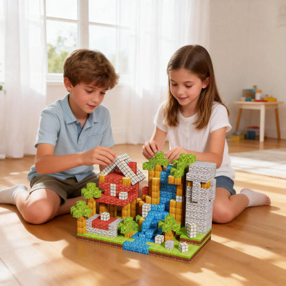 Montessori Magnetic Blocks:Mountain stream montessori