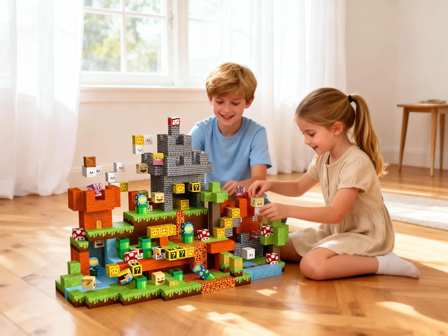 Montessori Magnetic Blocks:Adventure on Mushroom Island montessori