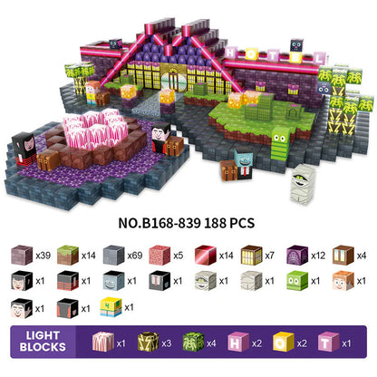 Montessori Magnetic Blocks:Hotel Elves montessori