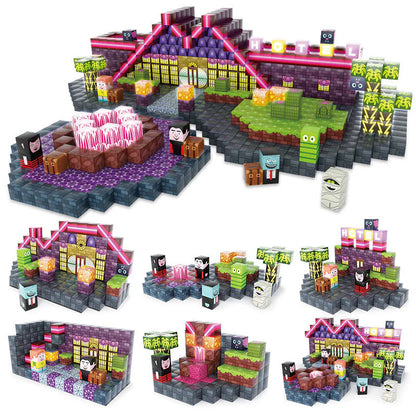 Montessori Magnetic Blocks:Hotel Elves montessori