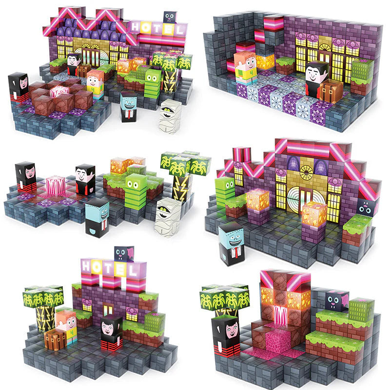 Montessori Magnetic Blocks:Hotel Elves montessori