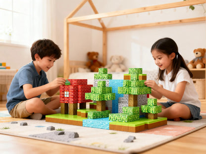 Montessori Magnetic Blocks: Forest Set montessori