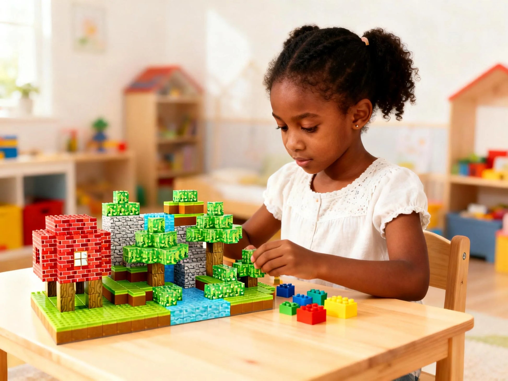 Montessori Magnetic Blocks: Forest Set montessori