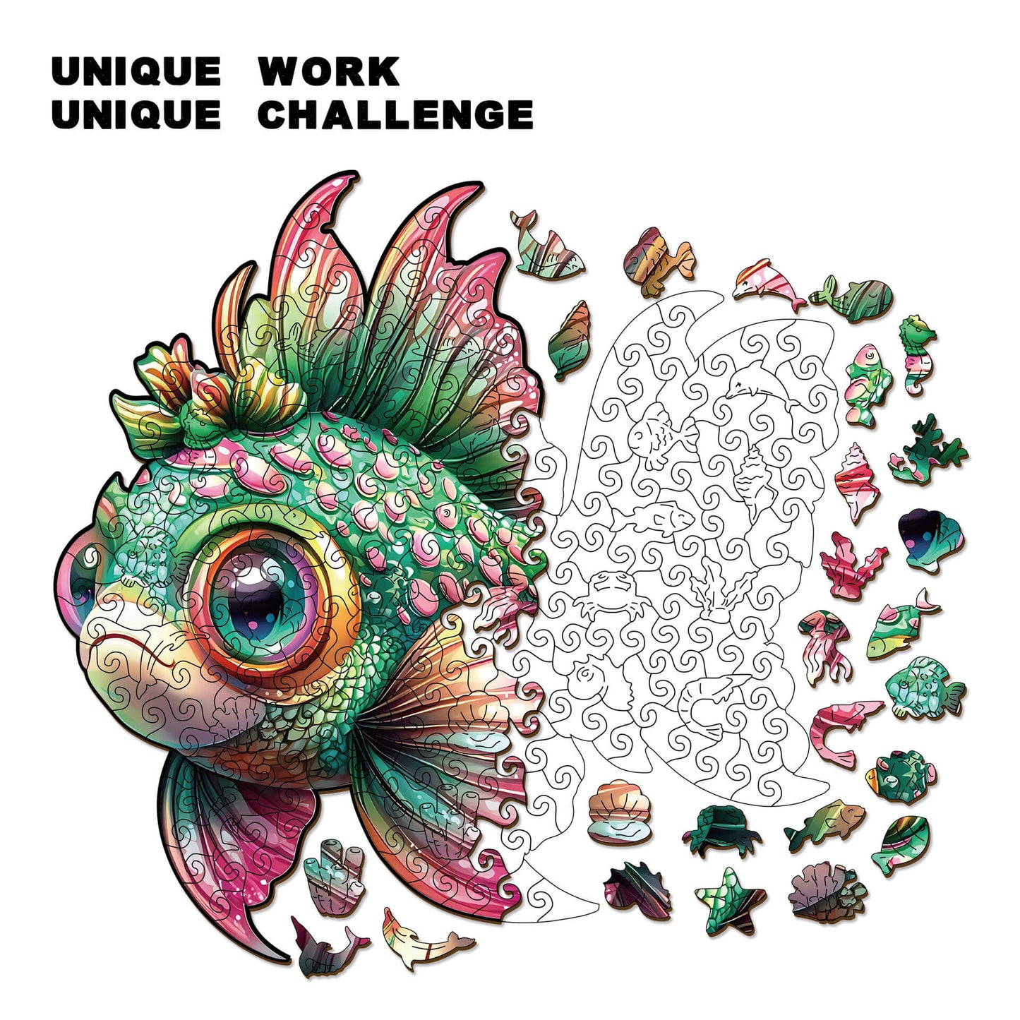 Clownfish Puzzle and Money Bank | Montessori Educational Gift montessori