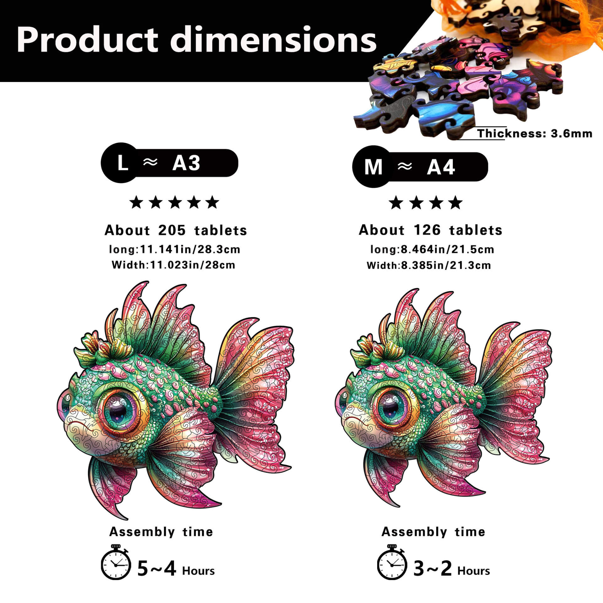 Clownfish Puzzle and Money Bank | Montessori Educational Gift montessori