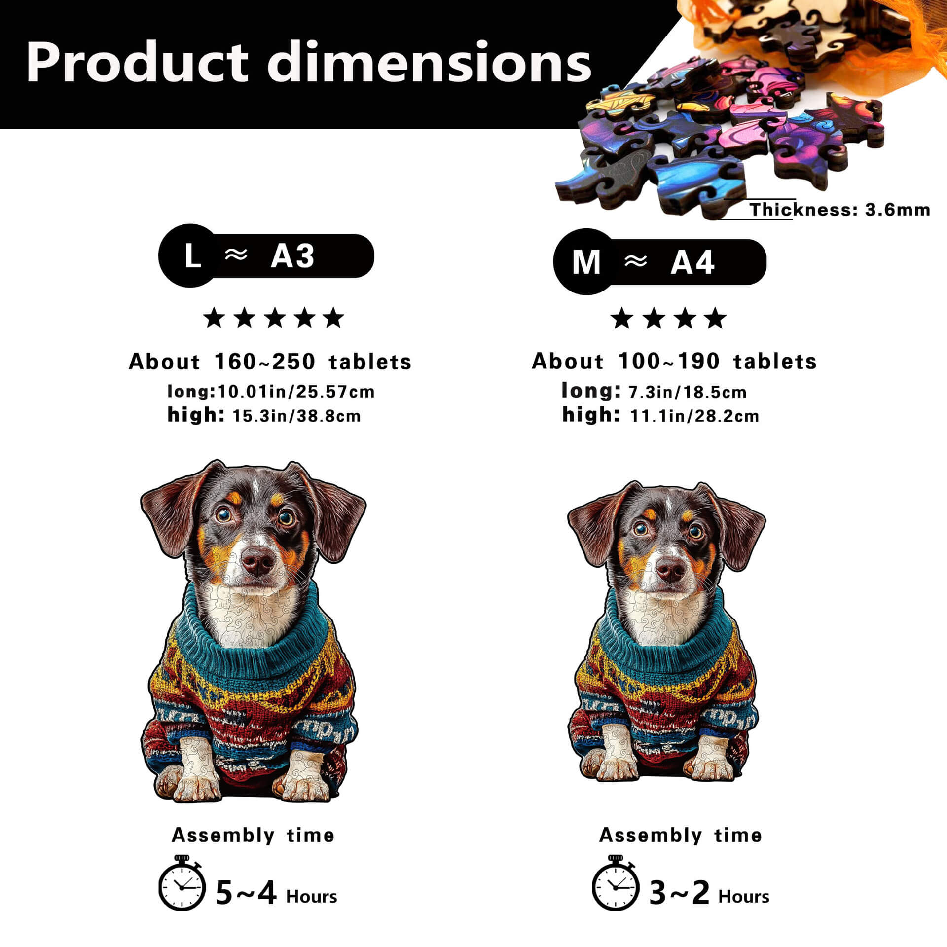 Dachshund Puzzle & Coin Bank | Montessori Educational Gift montessori