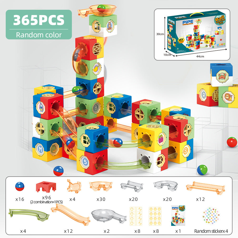 Magnetisches Kugelbahn-Set für Kinder – Kreatives STEM-Bauspielzeug Montessori