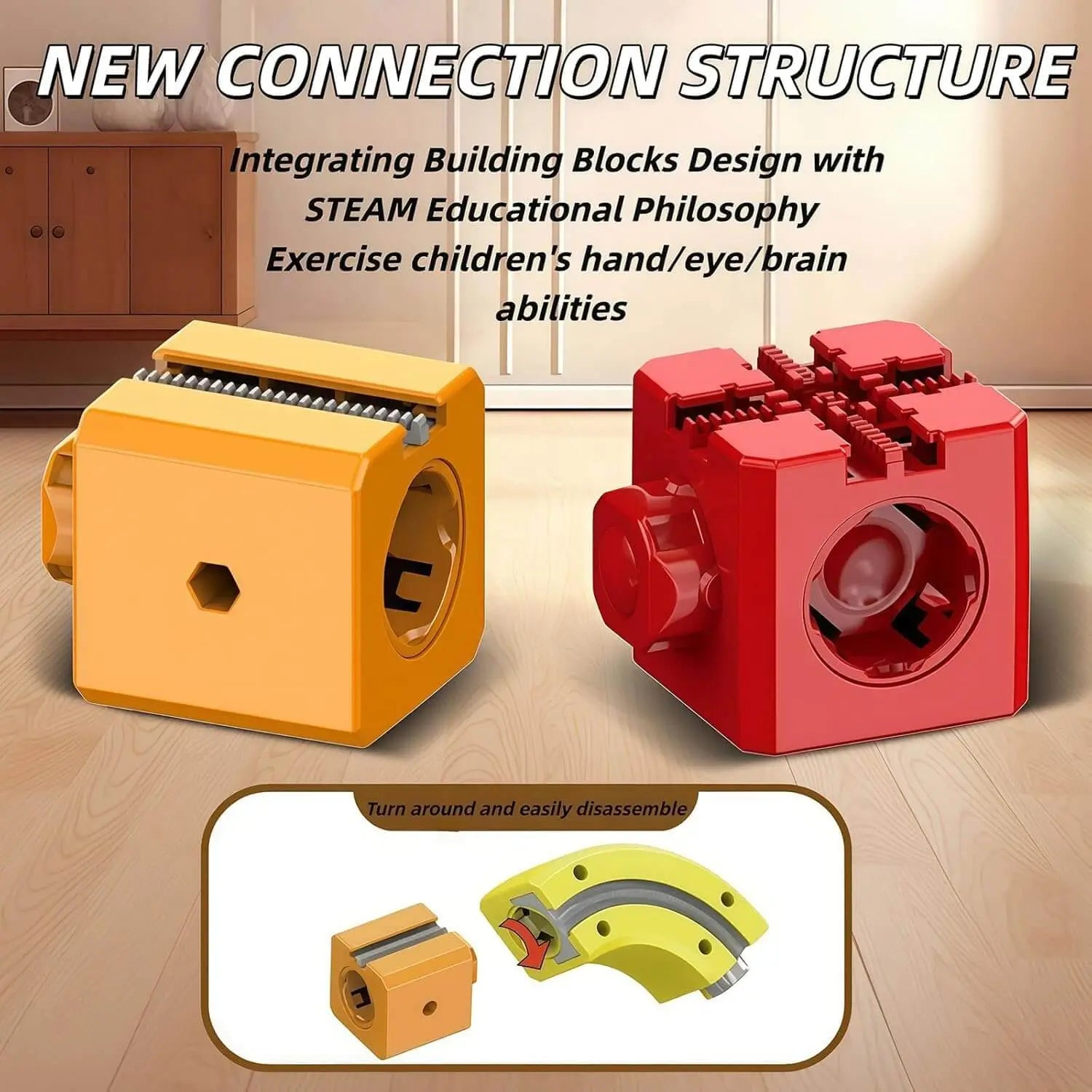 Children building creative tracks with a magnetic train toy set