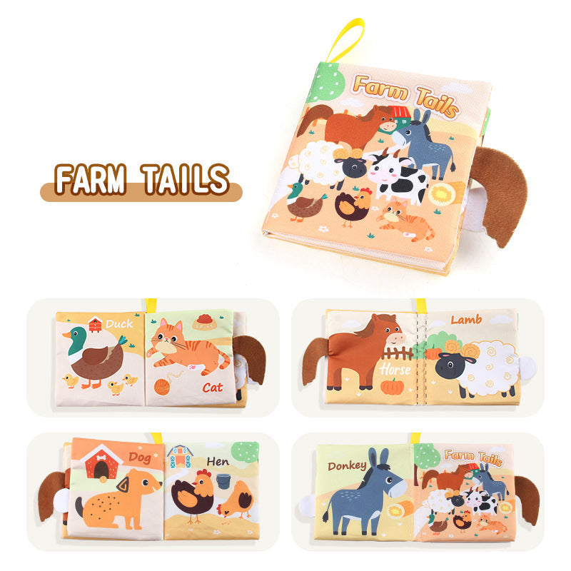 Montessori Sensory Book: The Secret of the Tail montessori