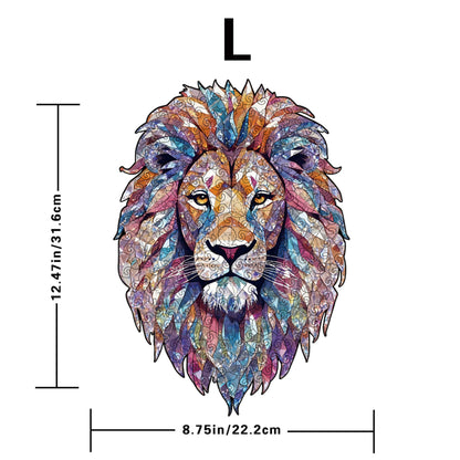 Wooden Lion Puzzle & Piggy Bank | Montessori Educational Gift montessori