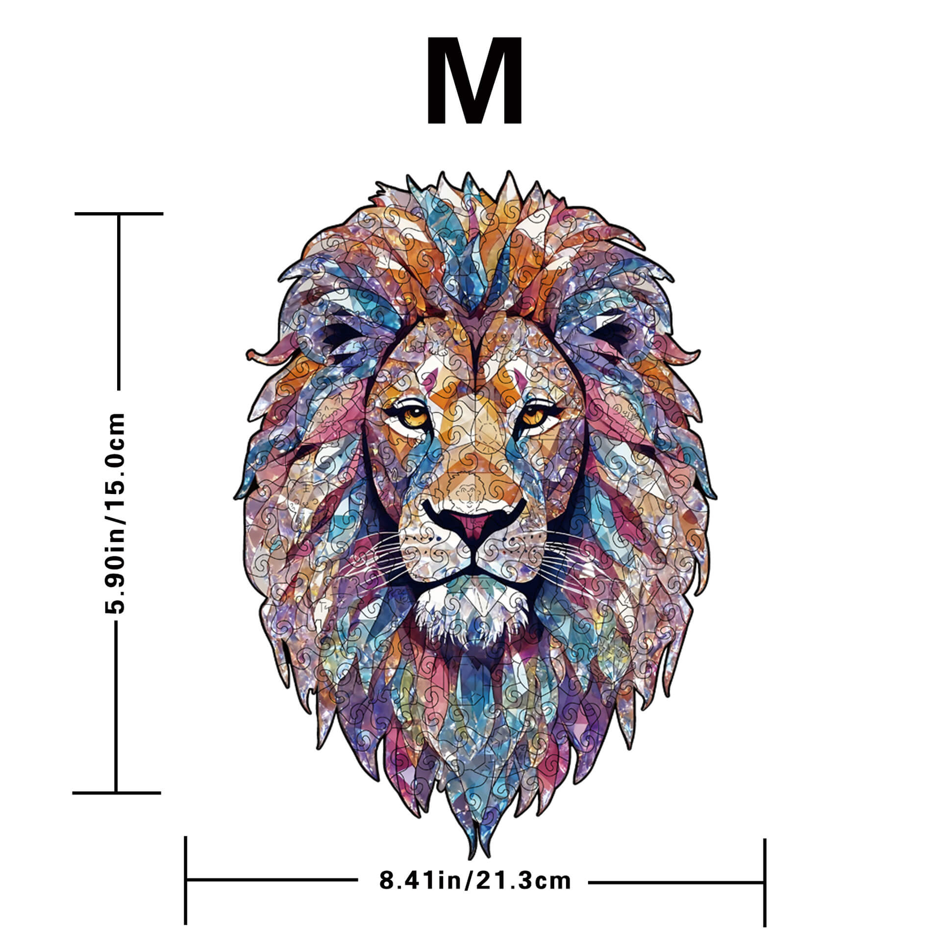 Wooden Lion Puzzle & Piggy Bank | Montessori Educational Gift montessori